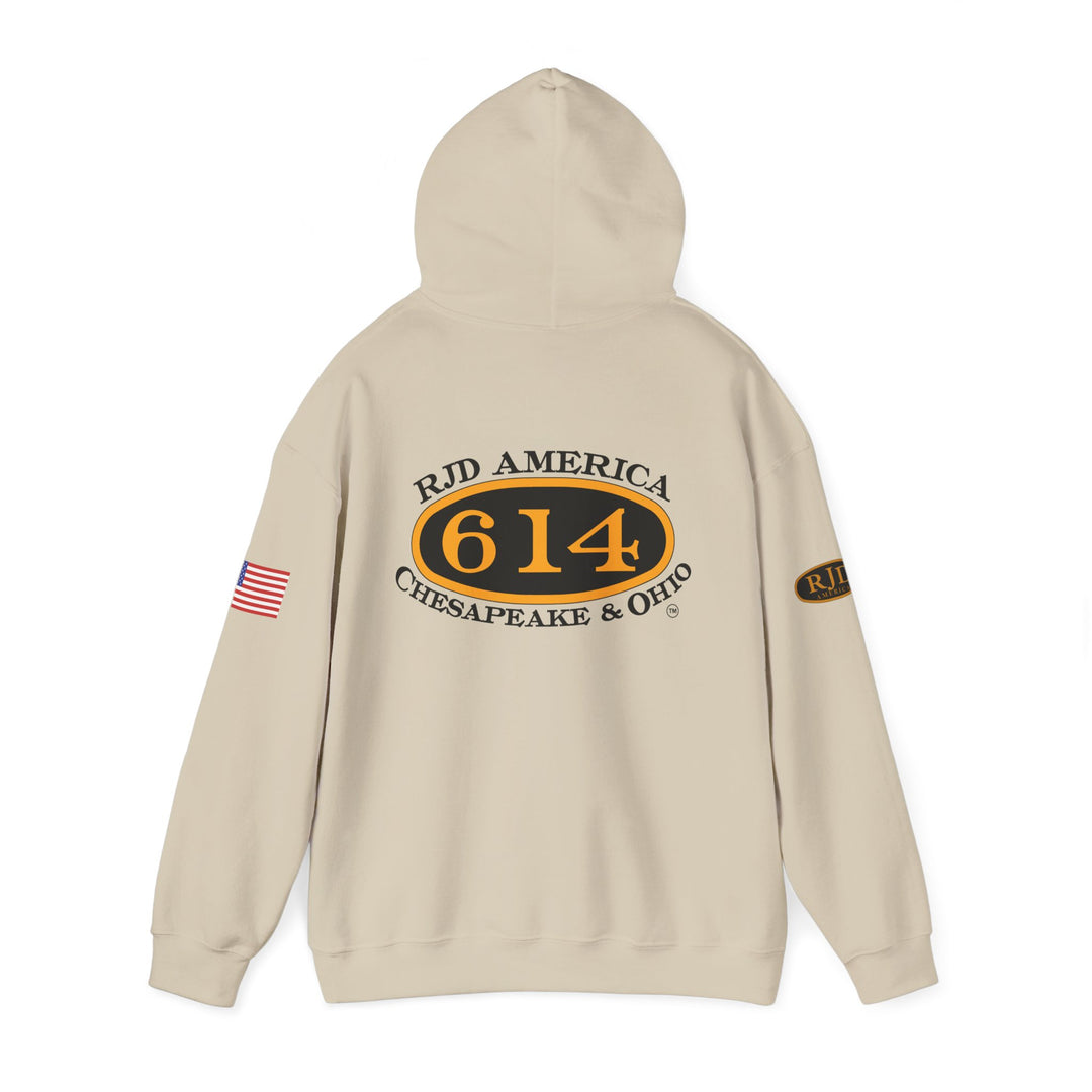 "RJD America for Progress" Hoodie — C&O 614 / RJD Logo on Back