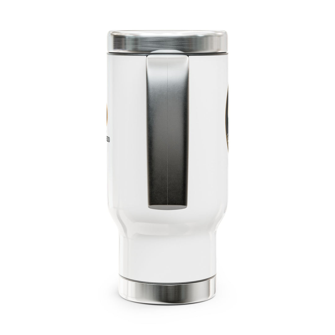 614 Stainless Steel Travel Mug with Handle, 14oz