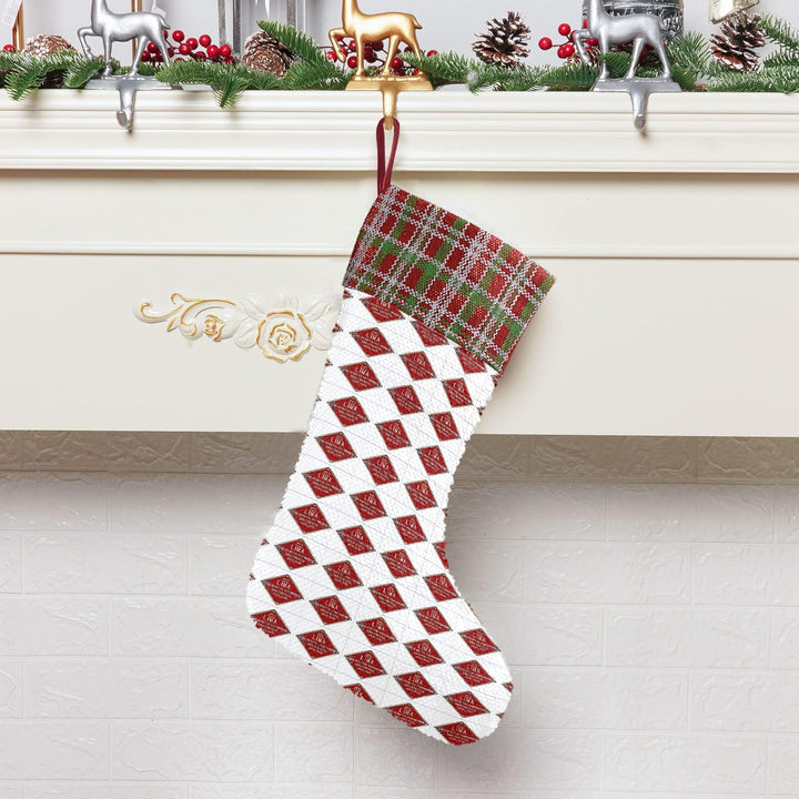 C&O 614 Reversible Sequin Christmas Stocking