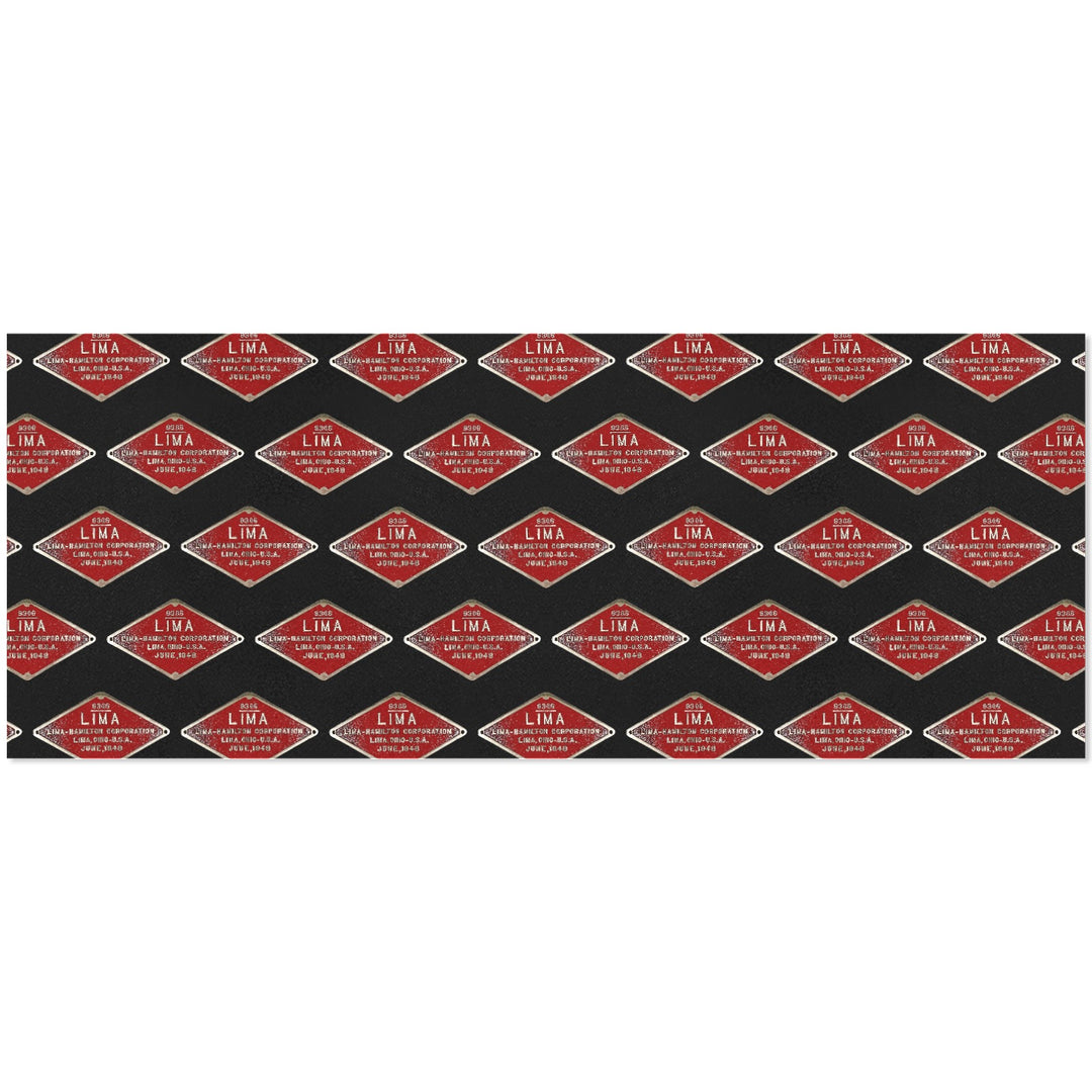 C&O 614 Builder's Plate Gift Wrapping Paper, 3-Roll Set