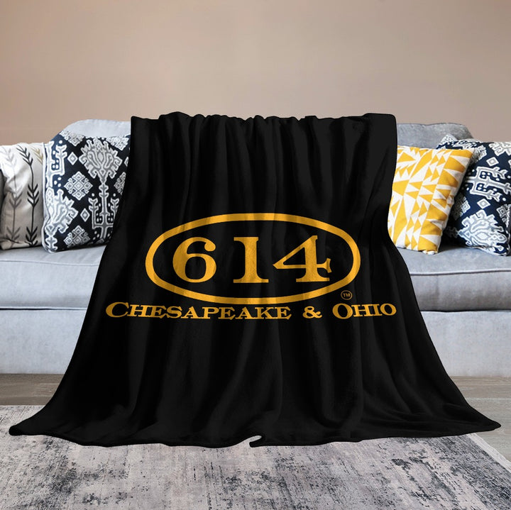 C&O 614 Flannel Blanket | 70 × 80 in