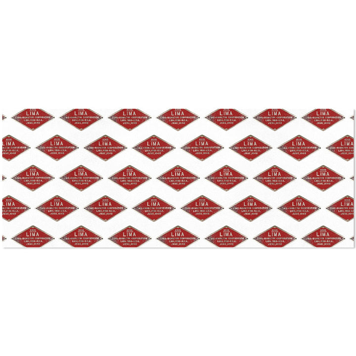 C&O 614 Builder's Plate Gift Wrapping Paper, 3-Roll Set