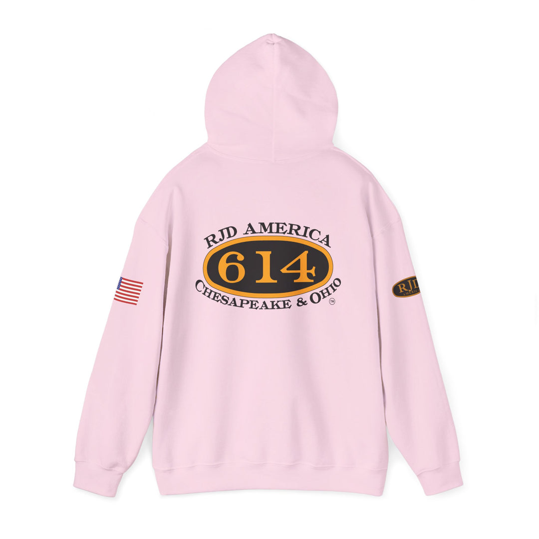 "RJD America for Progress" Hoodie — C&O 614 / RJD Logo on Back