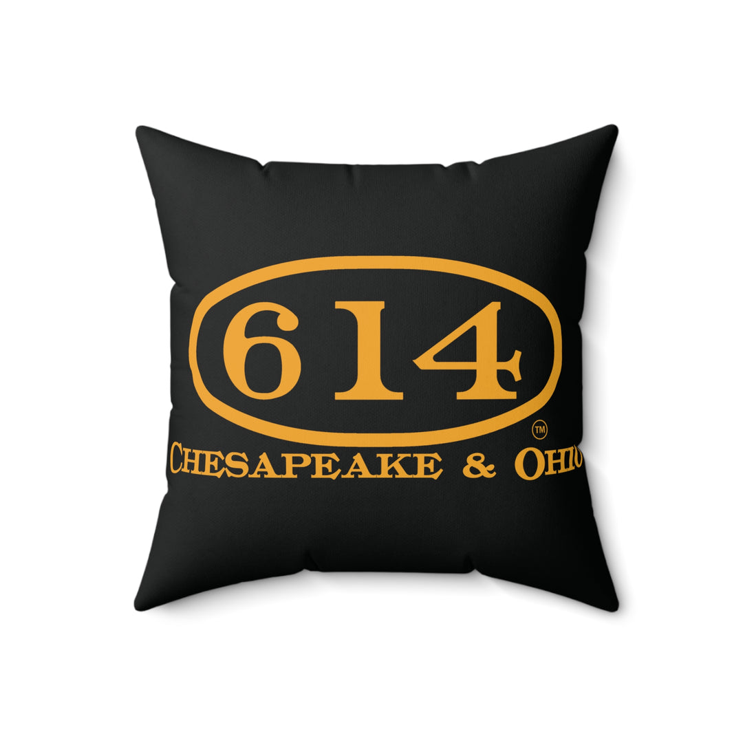 614 "Thoroughbred of The Rails"  Spun Polyester Square Pillow