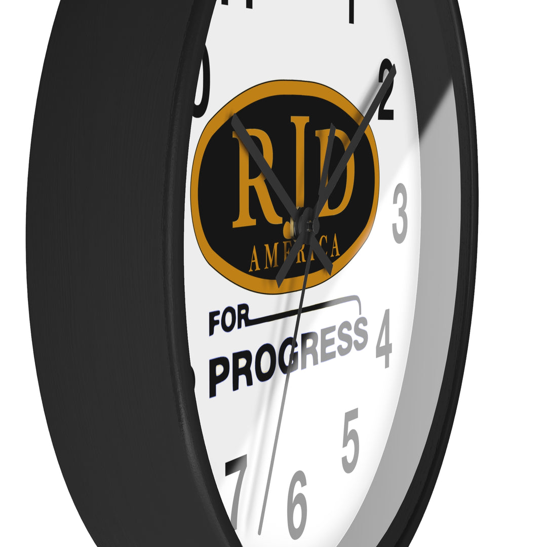 RJD America For Progress Wall Clock