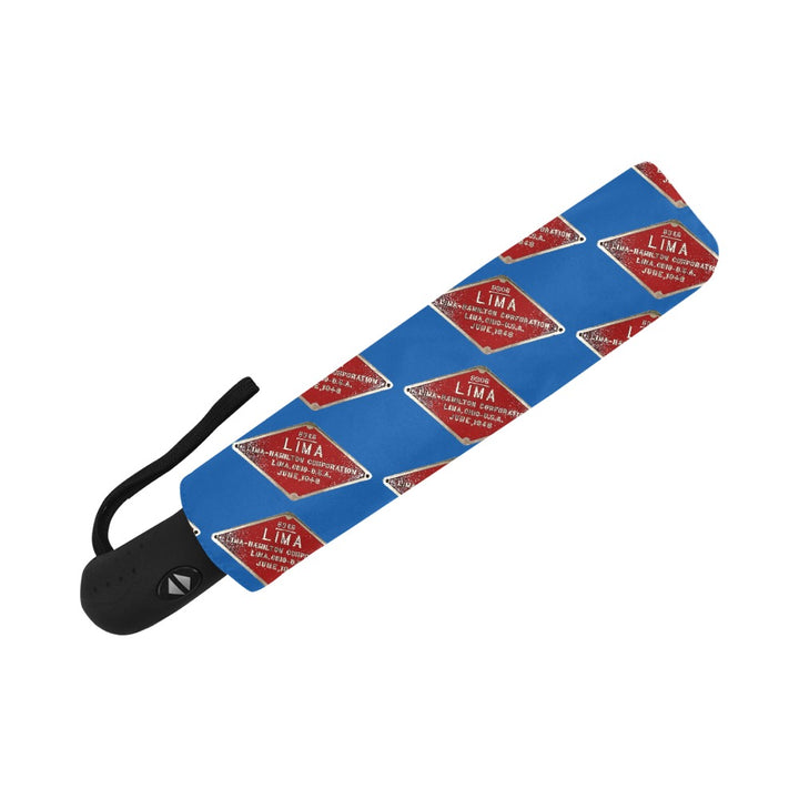 C&O 614 Builders Plate Auto-Fold Umbrella
