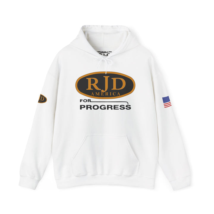 "RJD America for Progress" Hoodie — C&O 614 / RJD Logo on Back