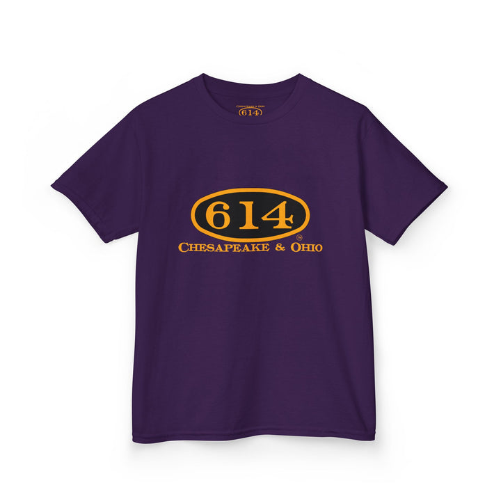 Kids Tee with C&O 614 Number Plate and Custom Artwork