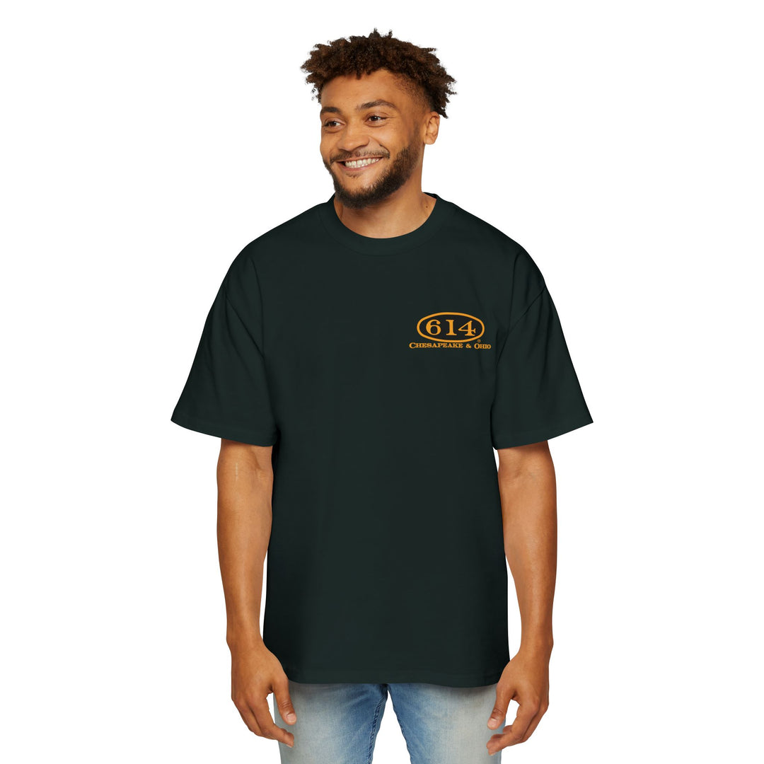 614 "Thoroughbred of The Rails" Men's Heavy Oversized Tee