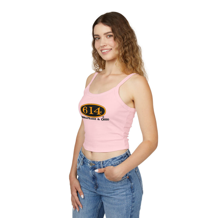 614 Number Plate Women's Spaghetti Strap Tank Top