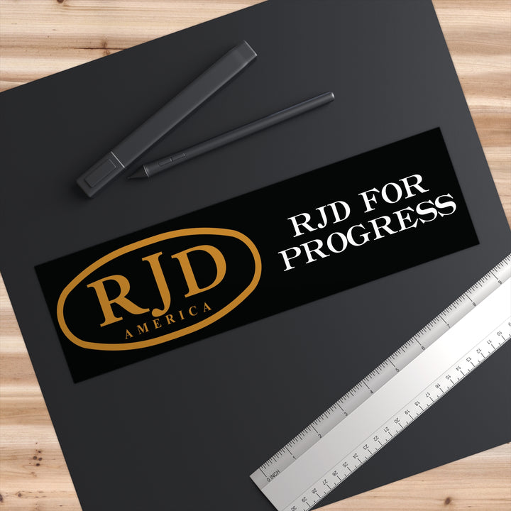RJD For Progress Bumper Sticker