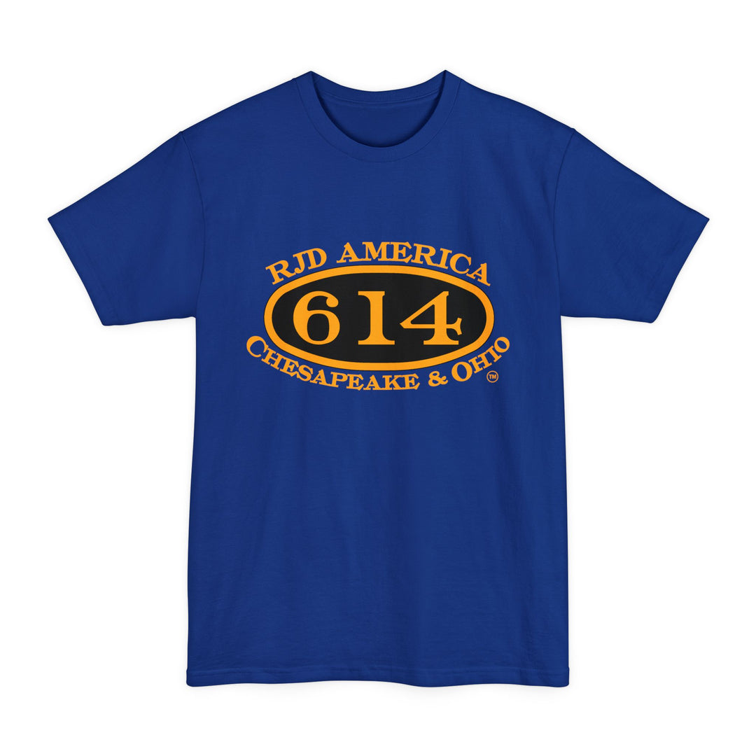 C&O 614 / RJD America - Big and Tall Size T-Shirt  with custom artwork on back