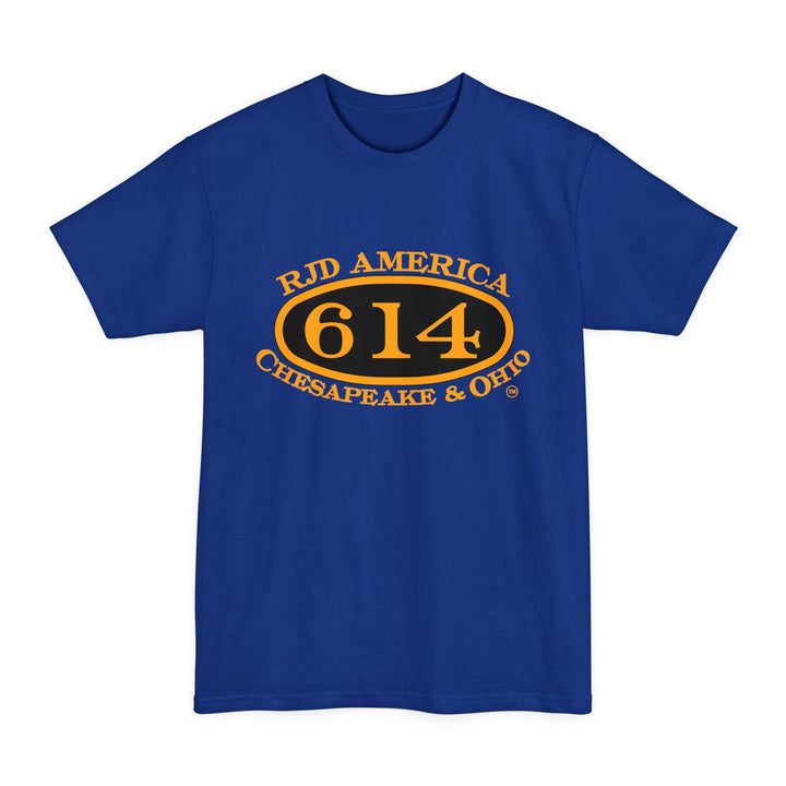 C&O 614 / RJD America - Big and Tall Size T-Shirt  with custom artwork on back