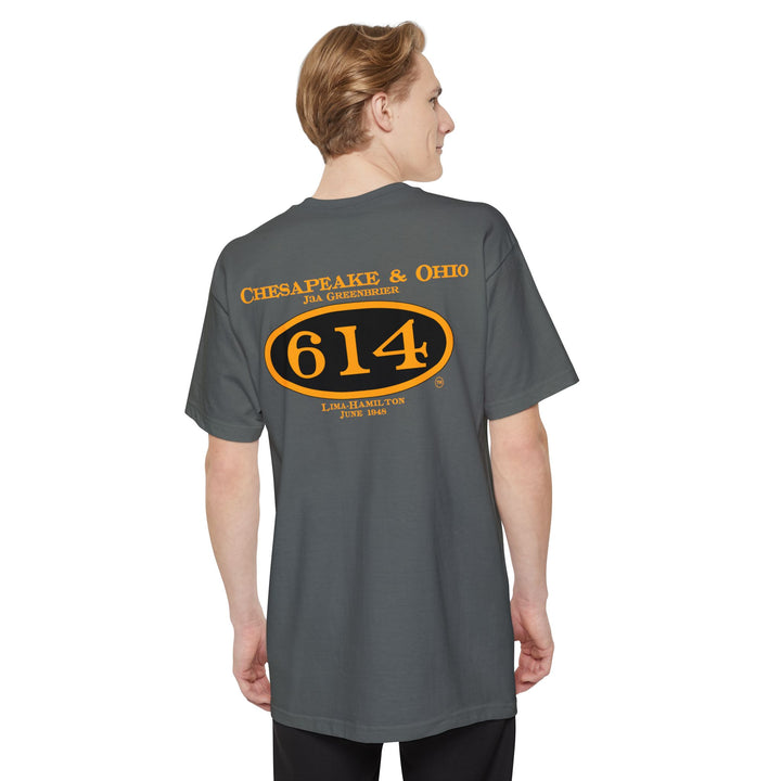 C&O 614 Big and Tall Size T-Shirt with number plate