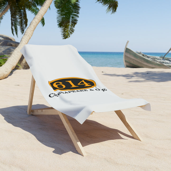 Beach Towel — C&O 614 Logo Beach Towel