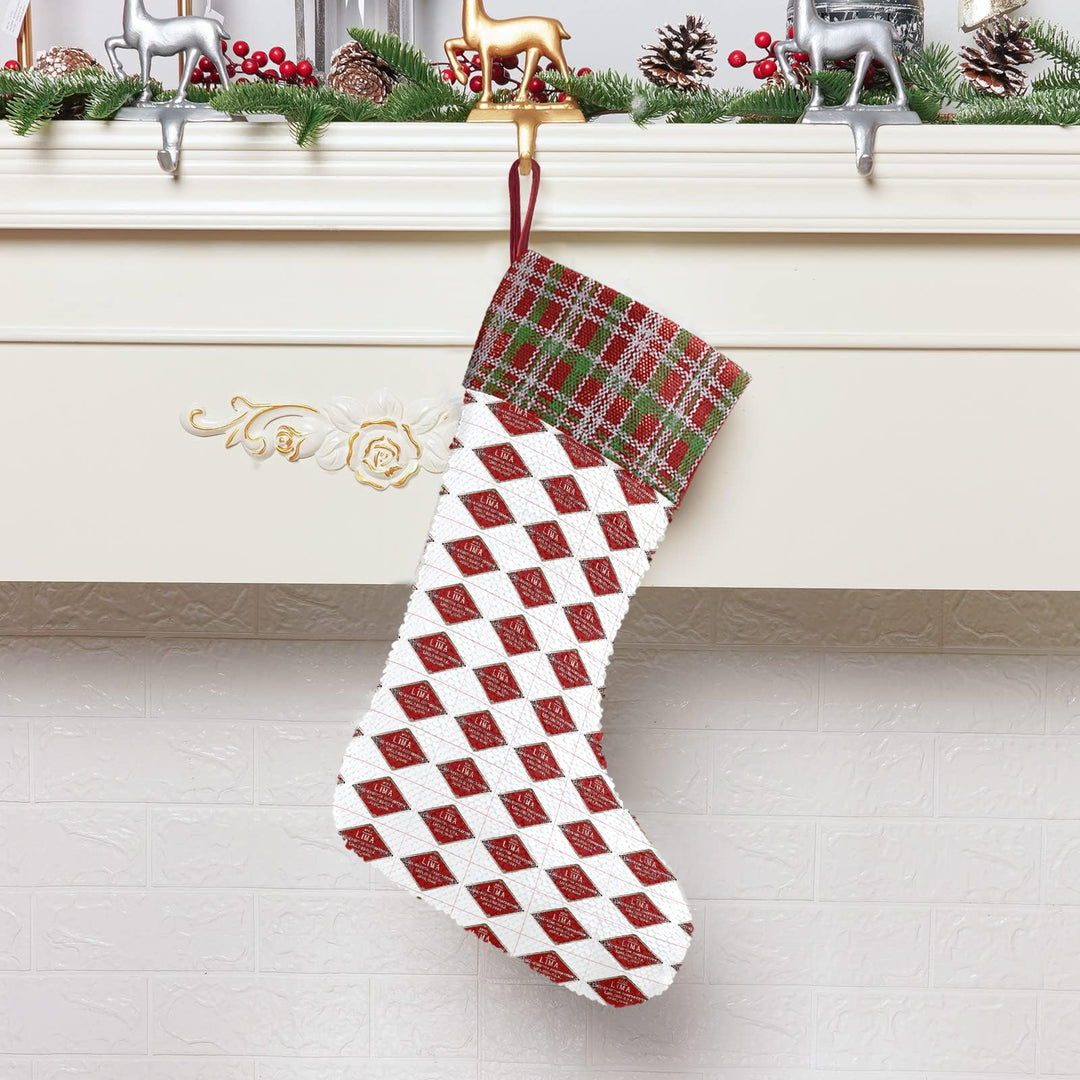 C&O 614 Reversible Sequin Christmas Stocking
