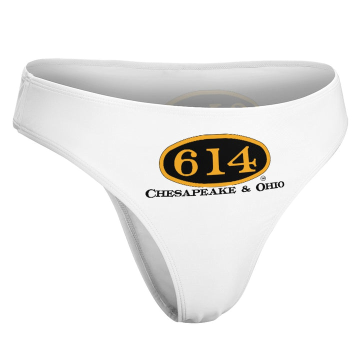 C&O 614 Number Plate Women's Stretch Swim Thong