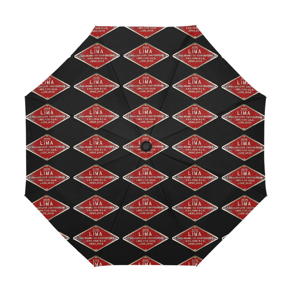 C&O 614 Builders Plate Auto-Fold Umbrella