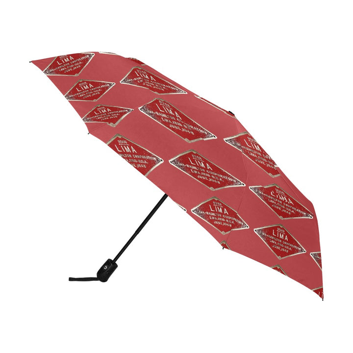 C&O 614 Builders Plate Auto-Fold Umbrella