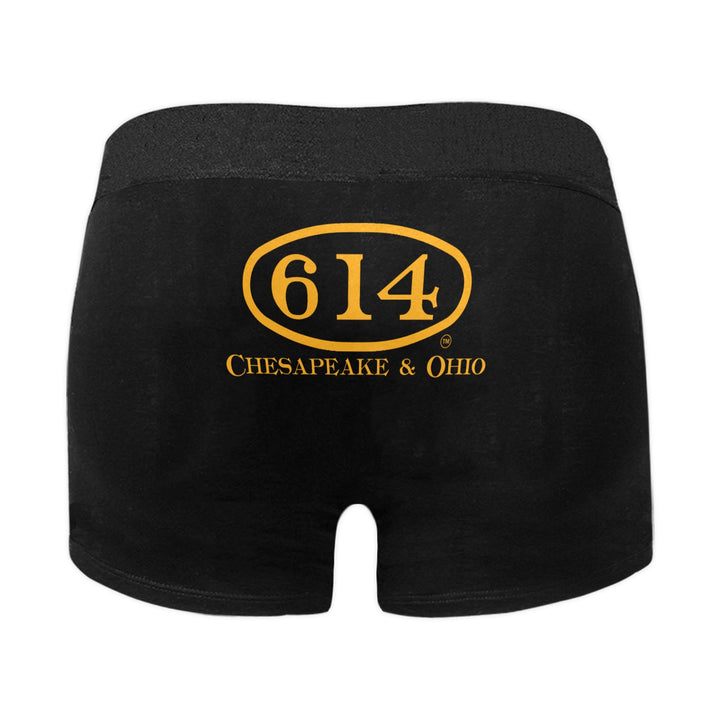 C&O 614 Number Plate Men's Boxer Briefs with Custom Waistband (L10)