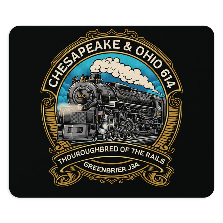 614 "Thoroughbred of The Rails"  Mouse Pad V2