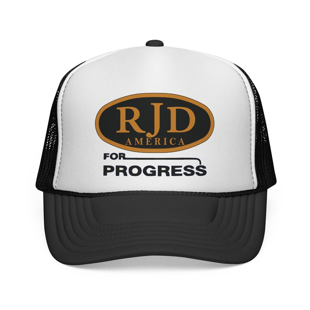RJD America "For Progress" Trucker Cap — Mesh Snapback
