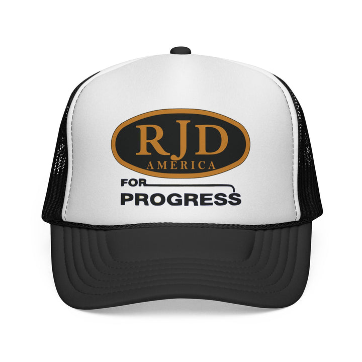 RJD America "For Progress" Trucker Cap — Mesh Snapback