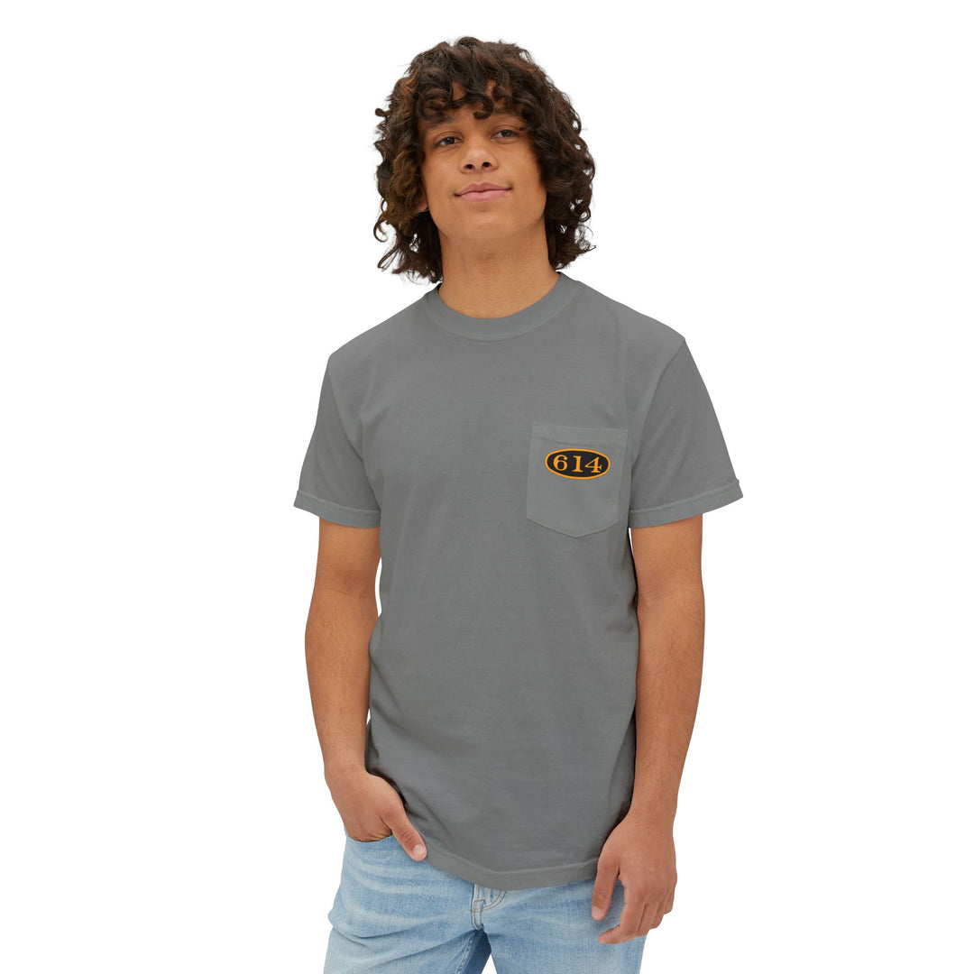 Heavy Pocket T-Shirt - 614 Chesapeake & Ohio Design