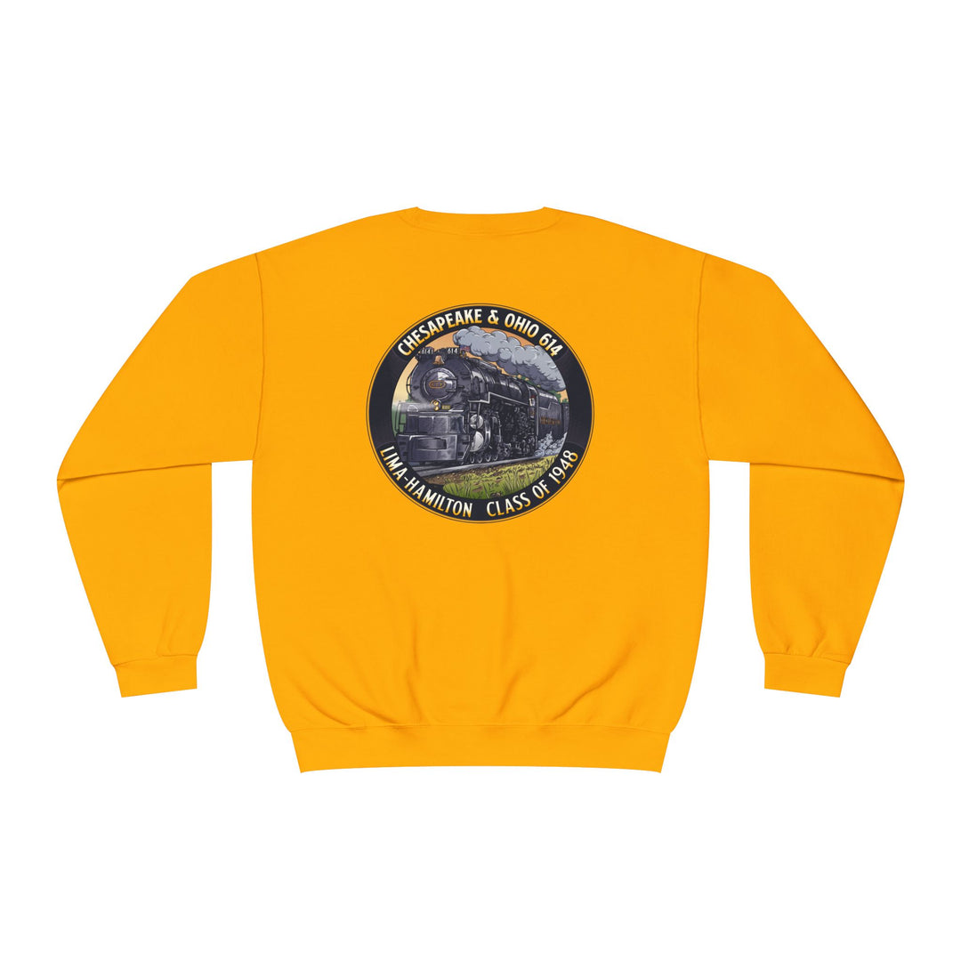 Chesapeake & Ohio 614 Railroad Vintage Crewneck Sweatshirt