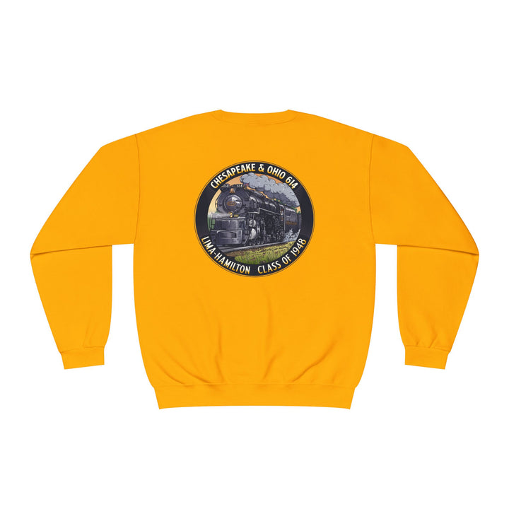 Chesapeake & Ohio 614 Railroad Vintage Crewneck Sweatshirt