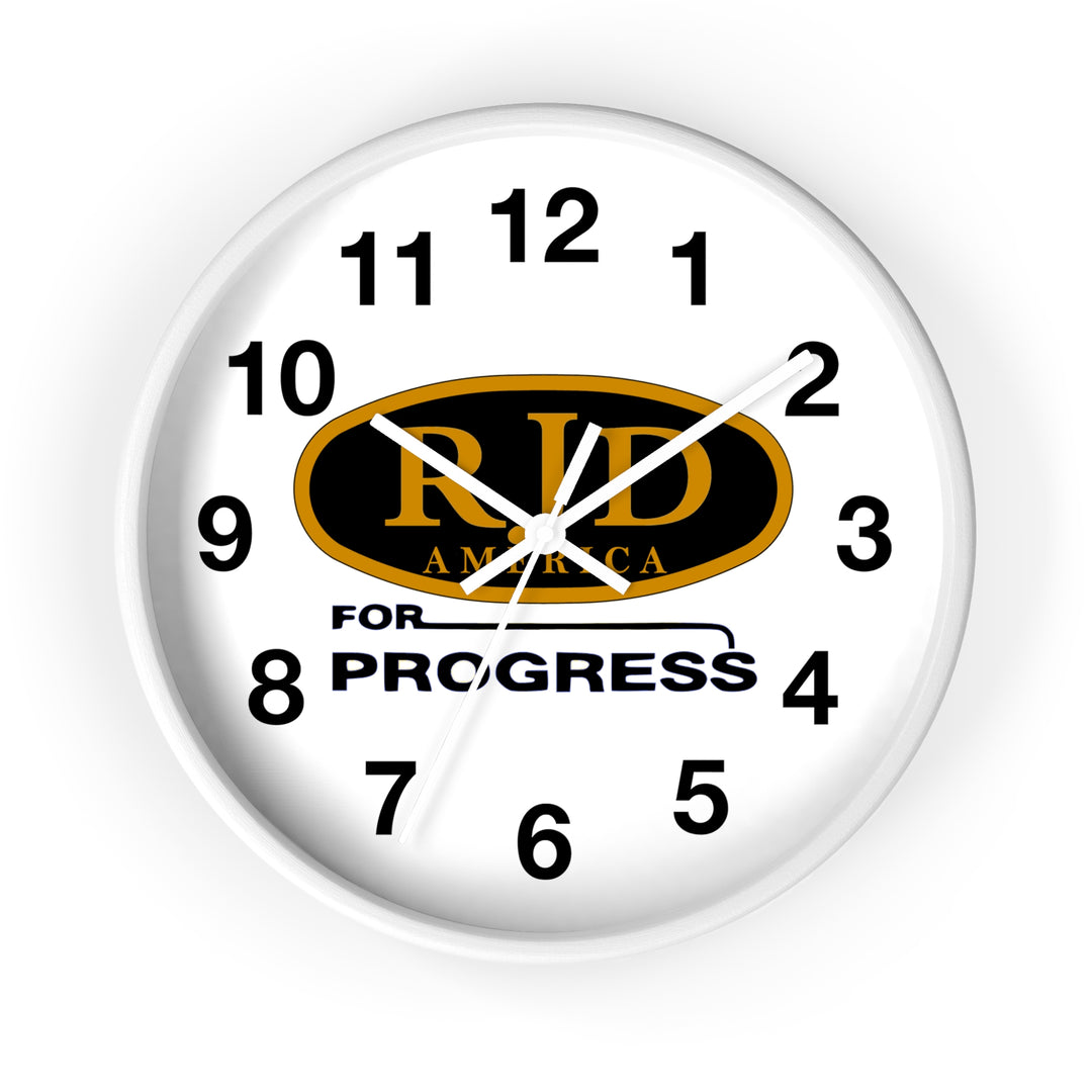 RJD America For Progress Wall Clock