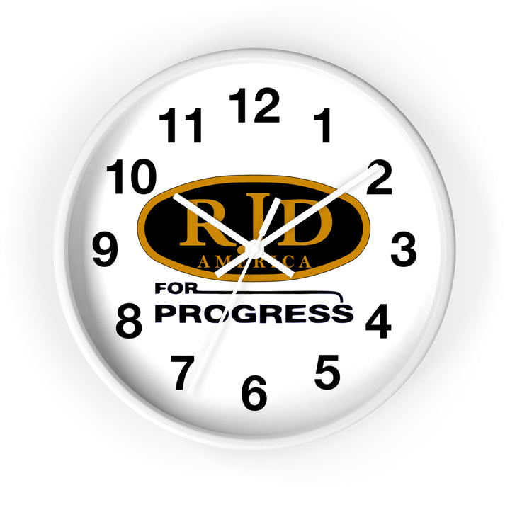 RJD America For Progress Wall Clock