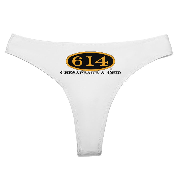 C&O 614 Number Plate Women's Stretch Swim Thong