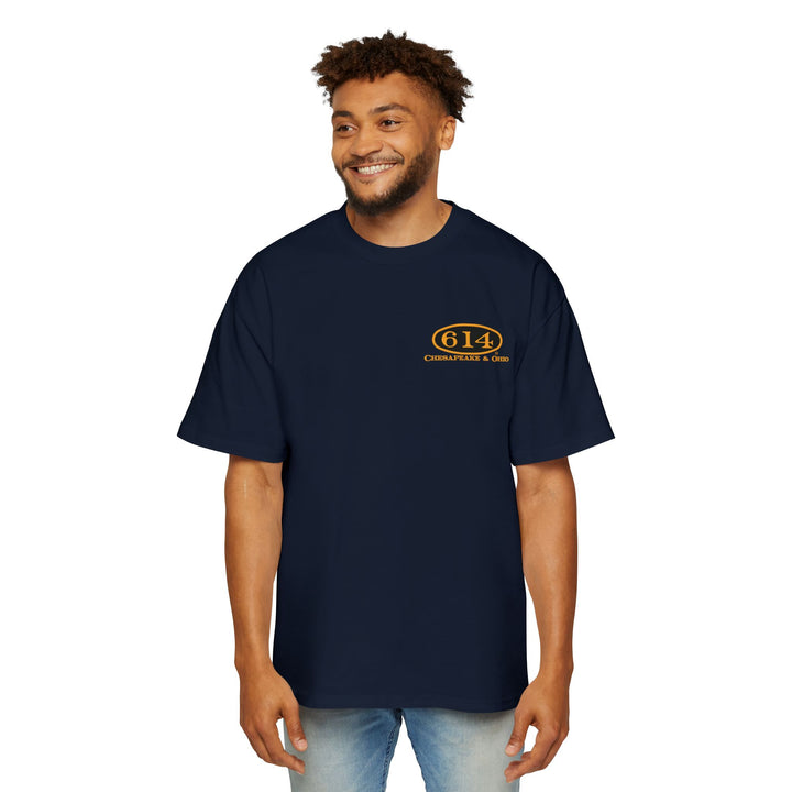 614 "Thoroughbred of The Rails" Men's Heavy Oversized Tee