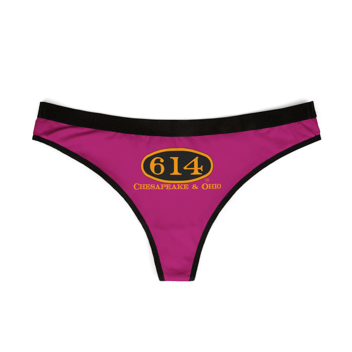 C&O 614 Chesapeake & Ohio Women's Thong — COLOR PINK