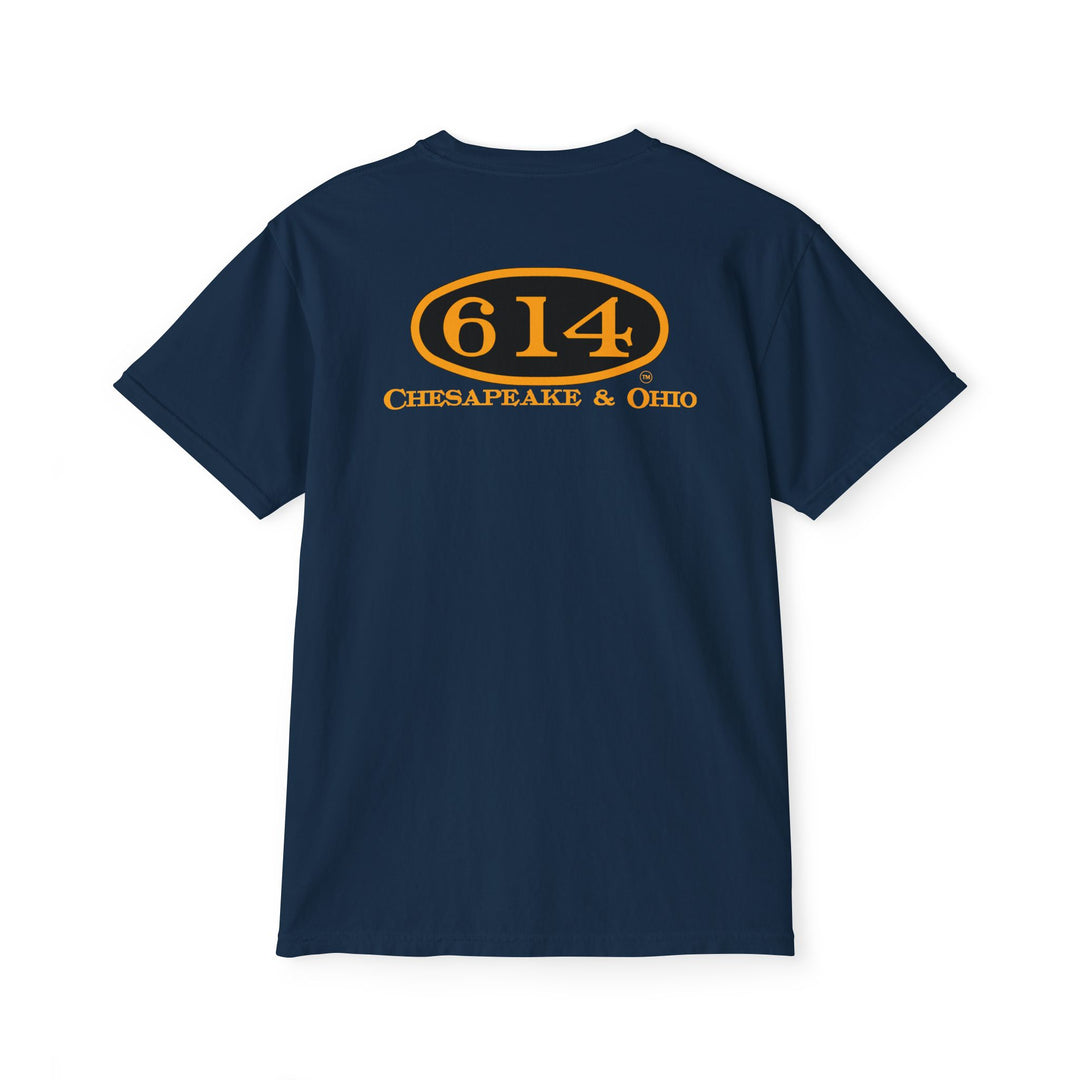 Heavy Pocket T-Shirt - 614 Chesapeake & Ohio Design