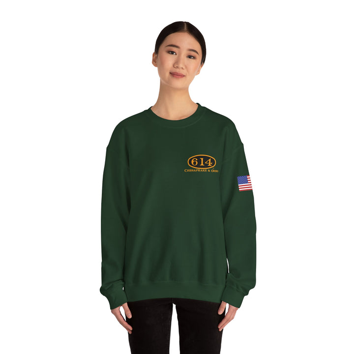 614 "Thoroughbred of The Rails" Heavy Blend™ Crewneck Sweatshirt