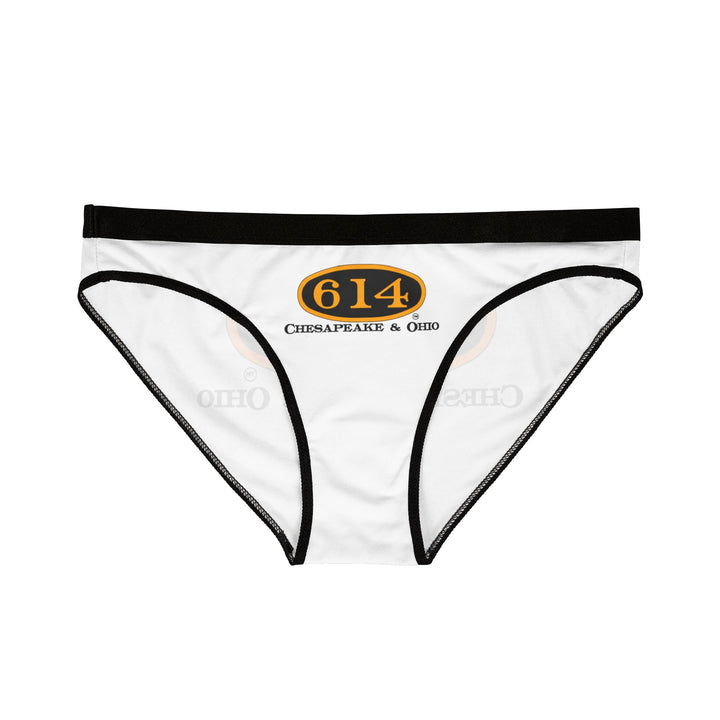 C&O 614 Chesapeake & Ohio Logo Women's Bikini Briefs — WHITE