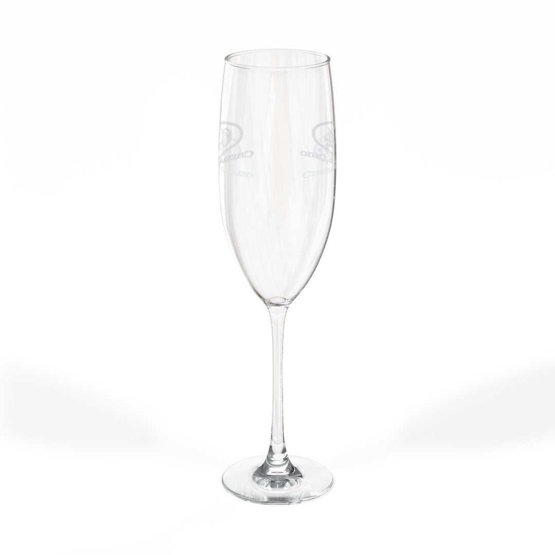 Engraved 8oz Champagne Flute — C&O 614
