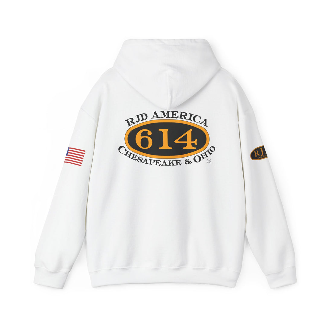 "RJD America for Progress" Hoodie — C&O 614 / RJD Logo on Back