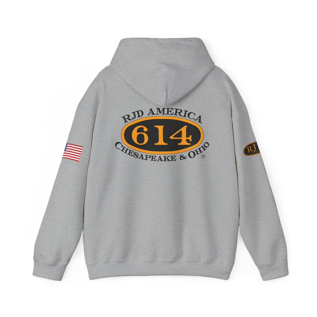 "RJD America for Progress" Hoodie — C&O 614 / RJD Logo on Back