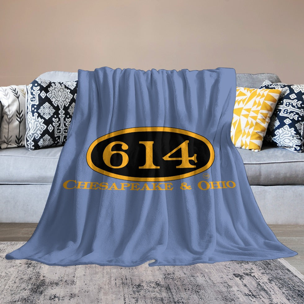 C&O 614 Flannel Blanket | 70 × 80 in