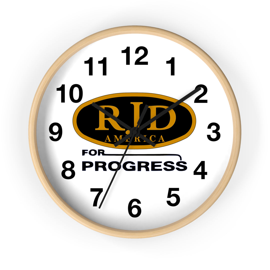 RJD America For Progress Wall Clock