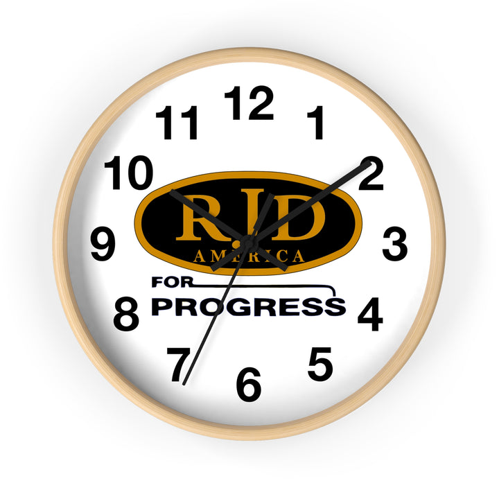 RJD America For Progress Wall Clock