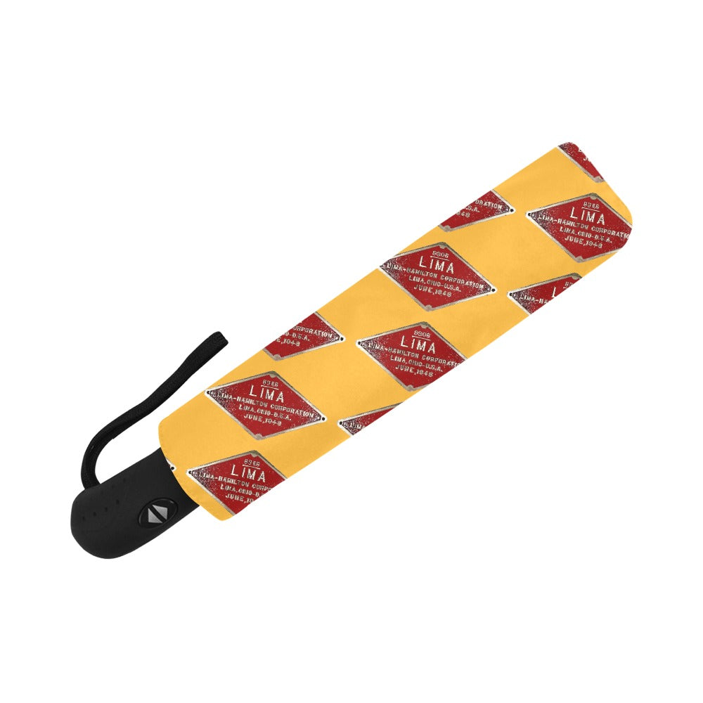 C&O 614 Builders Plate Auto-Fold Umbrella