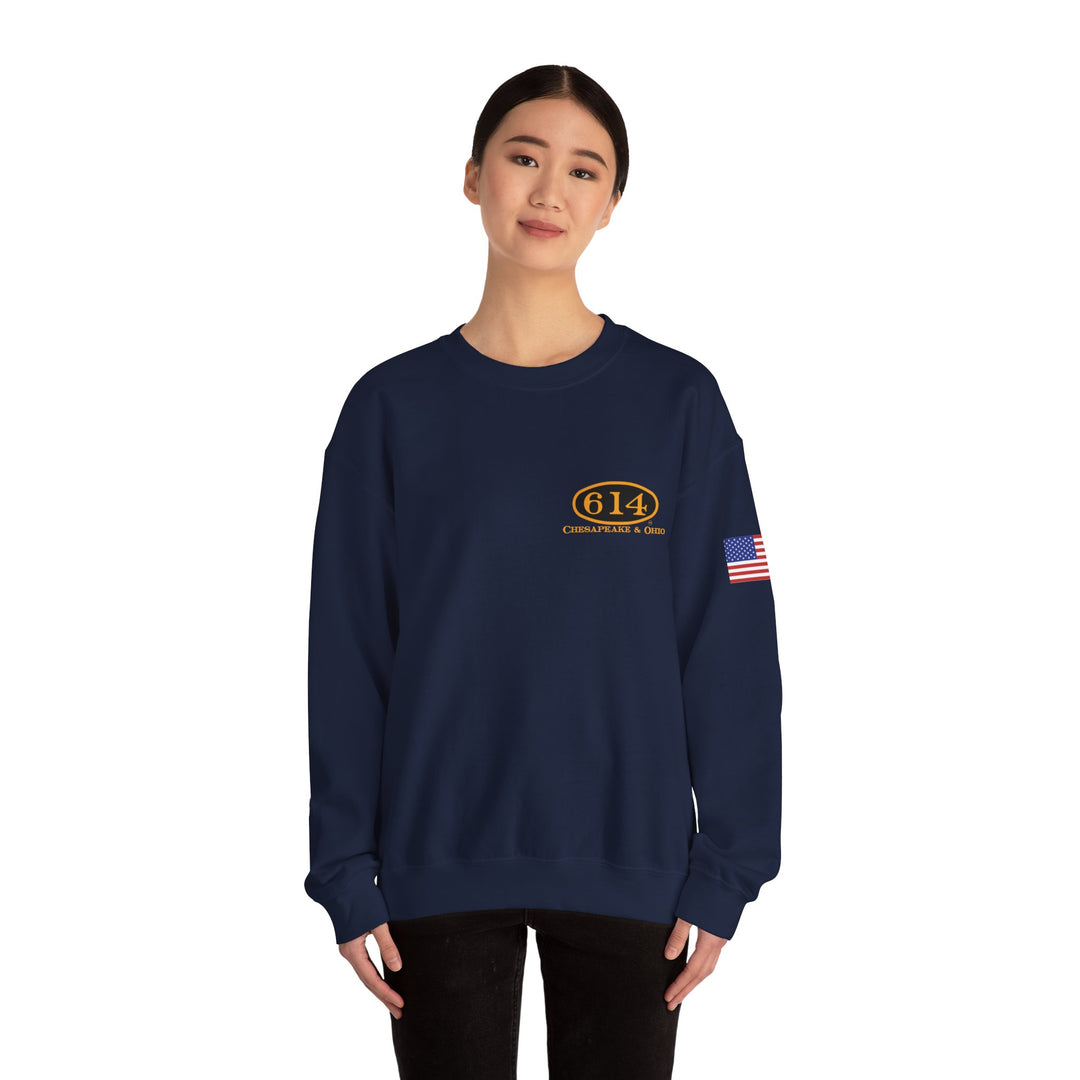 614 "Thoroughbred of The Rails" Heavy Blend™ Crewneck Sweatshirt