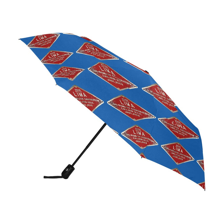 C&O 614 Builders Plate Auto-Fold Umbrella