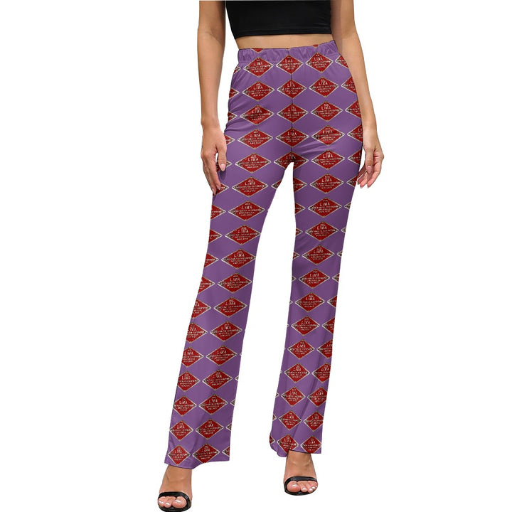 C&O 614 Builder's Plate Women's High-Waisted Flared Pants