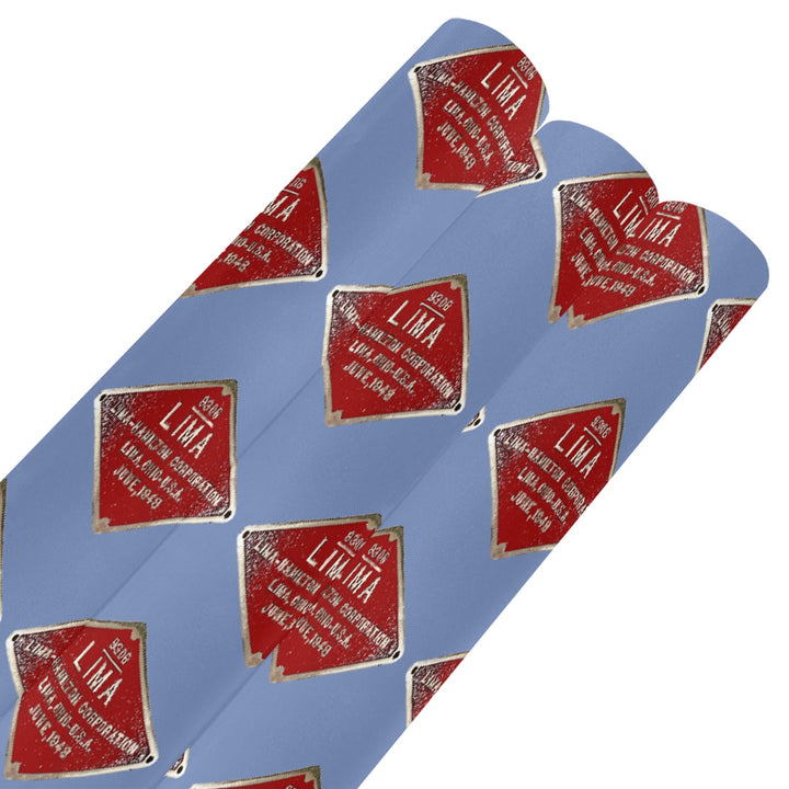 C&O 614 Builder's Plate Gift Wrapping Paper, 3-Roll Set