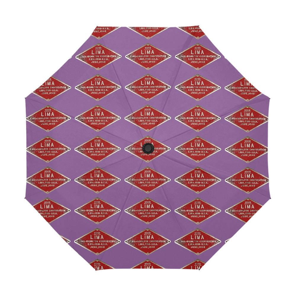 C&O 614 Builders Plate Auto-Fold Umbrella